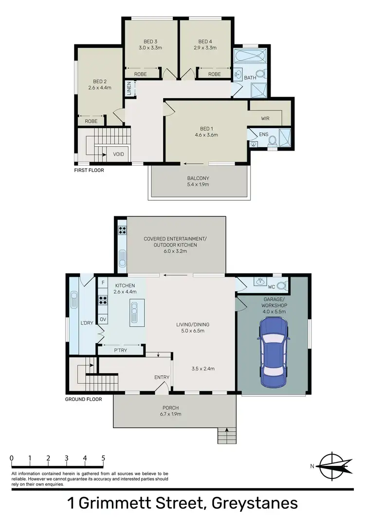 Floorplan of Homely house listing, 1 Grimmet Street, Greystanes NSW 2145