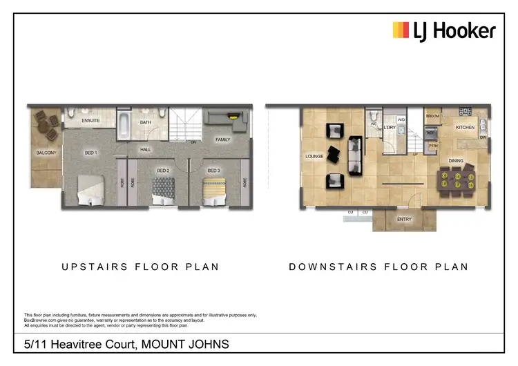 Floorplan of Homely townhouse listing, 5/11 Heavitree Court, Mount Johns NT 874