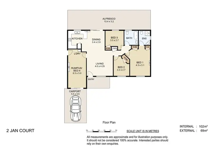 Floorplan of Homely house listing, 2 Jan Court, Bethania QLD 4205