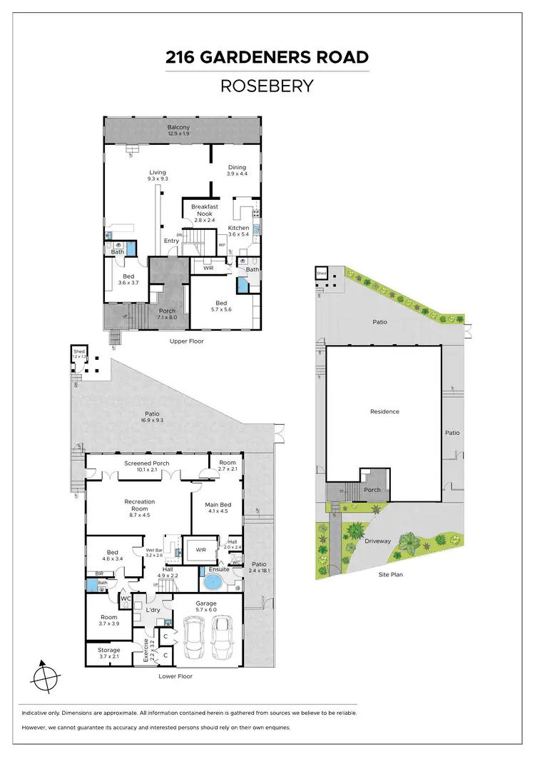 Floorplan of Homely house listing, 216 Gardeners Road, Rosebery NSW 2018