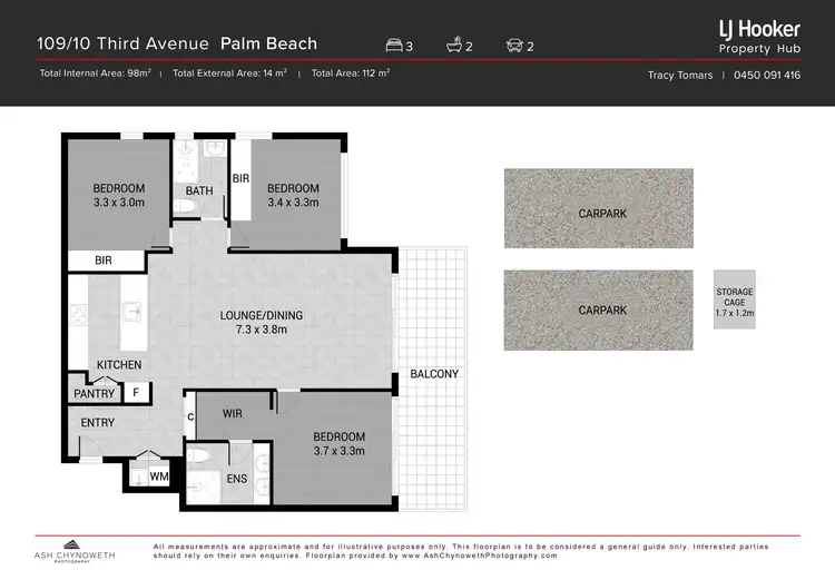 Floorplan of Homely apartment listing, 109/10 Third Avenue, Palm Beach QLD 4221