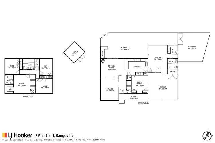 Floorplan of Homely house listing, 2 Palm Court, Rangeville QLD 4350