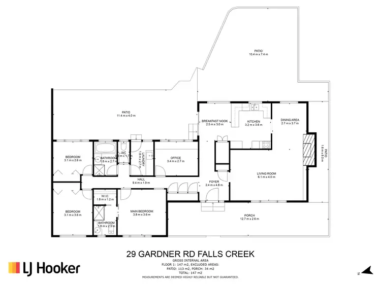 Floorplan of Homely rural property listing, 29 Gardner Road, Falls Creek NSW 2540