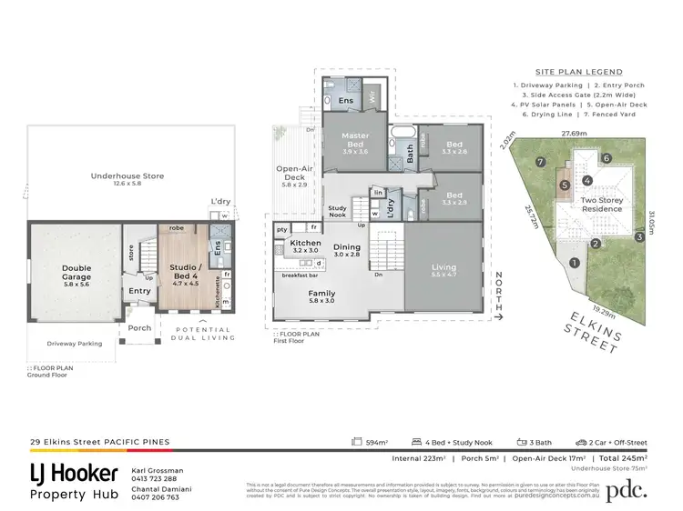 Floorplan of Homely house listing, Proposed Lot 1/29 Elkins Street, Pacific Pines QLD 4211