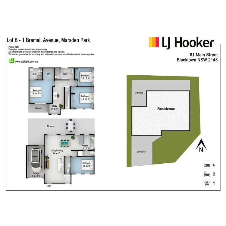 Floorplan of Homely house listing, Lot B, 1 Bramall Avenue, Marsden Park NSW 2765