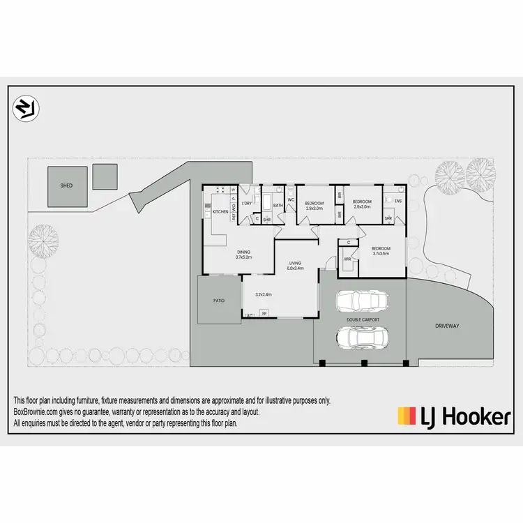 Floorplan of Homely house listing, 9 Moss Close, Hoppers Crossing VIC 3029