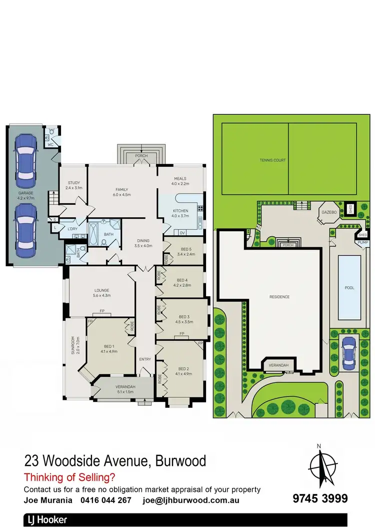 Floorplan of Homely house listing, 23 Woodside Avenue, Burwood NSW 2134