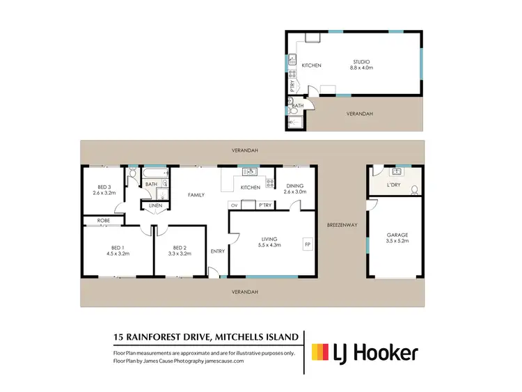 Floorplan of Homely house listing, 15 Rainforest Drive, Mitchells Island NSW 2430