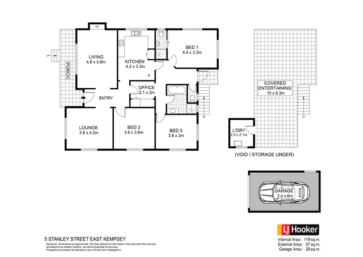 Floorplan of Homely house listing, 5 Stanley Street, East Kempsey NSW 2440