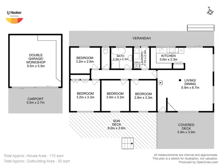 Floorplan of Homely house listing, 32 Signal Hill Road, Dodges Ferry TAS 7173