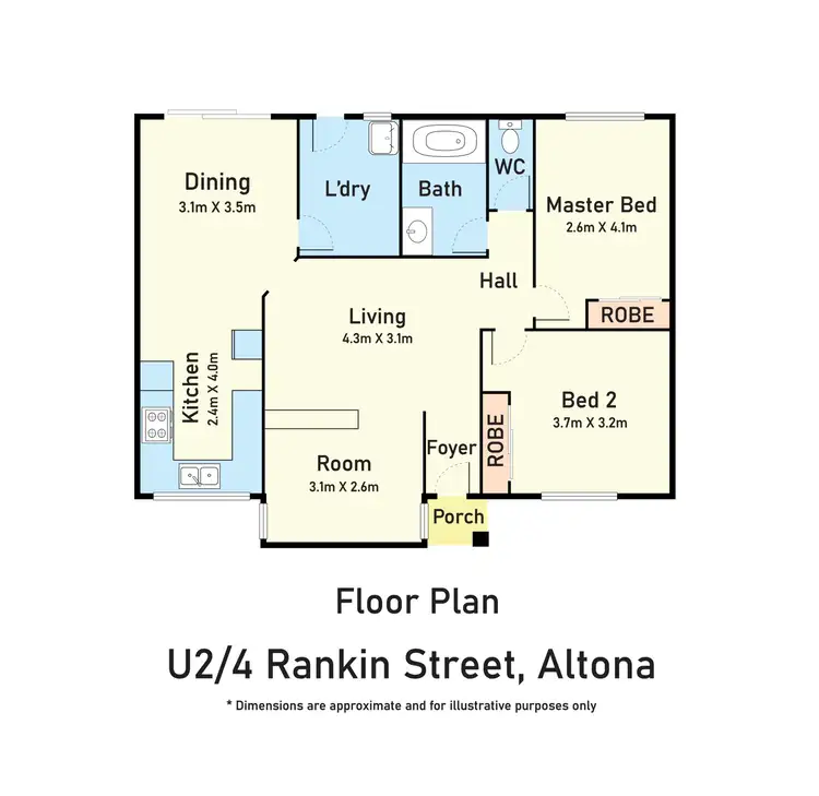 Floorplan of Homely unit listing, 1, 2 & 3/4 Rankin St, Altona VIC 3018