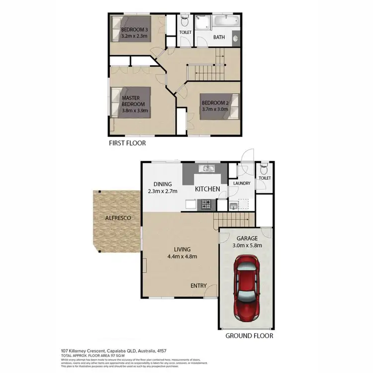 Floorplan of Homely unit listing, 15/107 Killarney Crescent, Capalaba QLD 4157