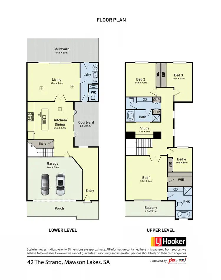 Floorplan of Homely house listing, 42 The Strand, Mawson Lakes SA 5095