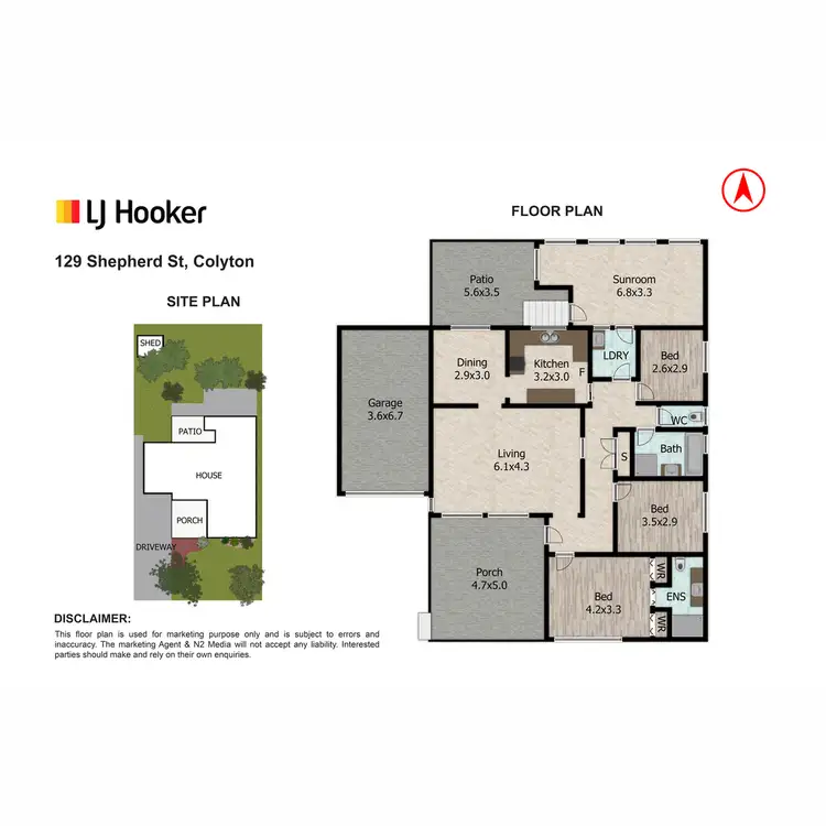 Floorplan of Homely house listing, 129 Shepherd Street, Colyton NSW 2760