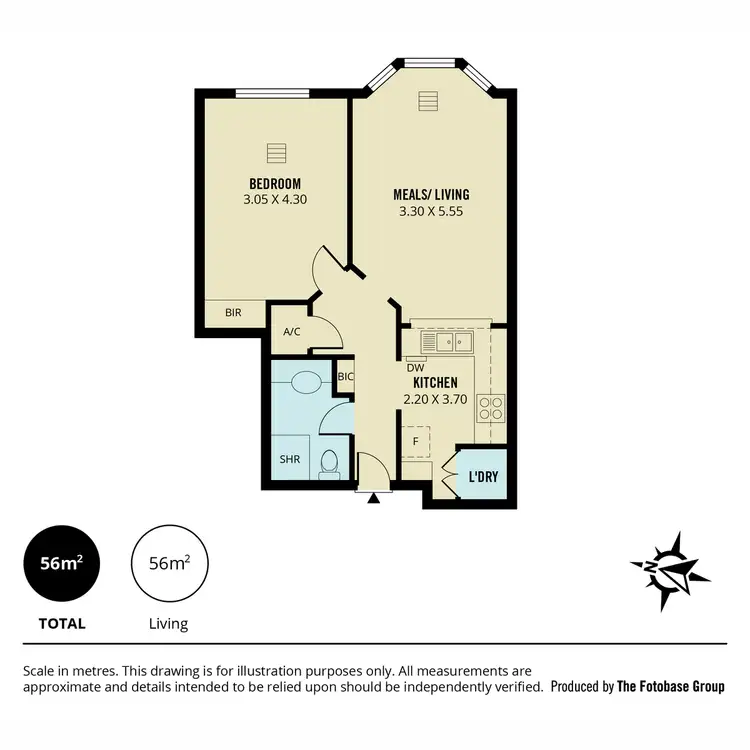 Floorplan of Homely unit listing, 13/42 Charlick Circuit, Adelaide SA 5000
