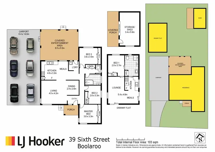 Floorplan of Homely house listing, 39 Sixth Street, Boolaroo NSW 2284