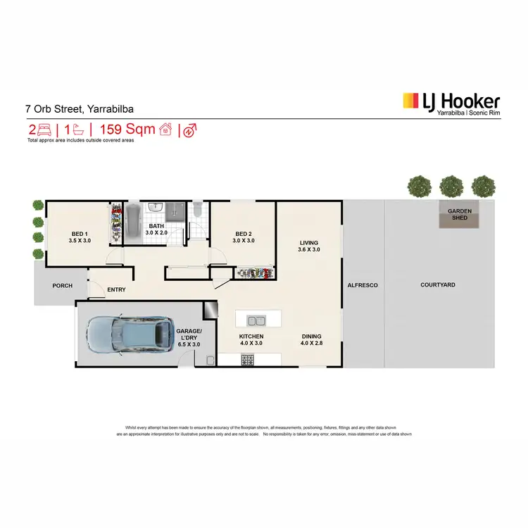 Floorplan of Homely house listing, 7 Orb Street, Yarrabilba QLD 4207