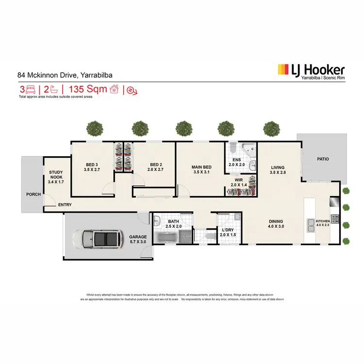 Floorplan of Homely house listing, 84 McKinnon Drive, Yarrabilba QLD 4207
