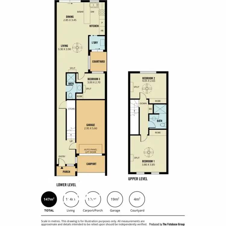 Floorplan of Homely townhouse listing, 79 Augustine Street, Mawson Lakes SA 5095