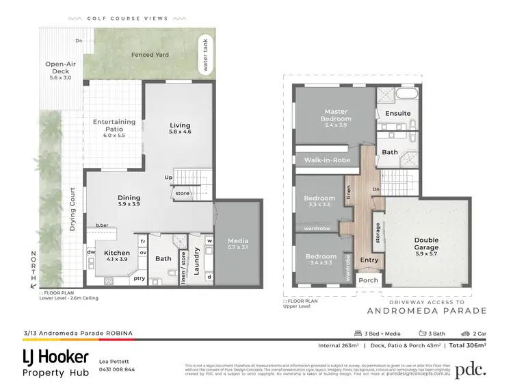 Floorplan of Homely house listing, 3/13 Andromeda Parade, Robina QLD 4226