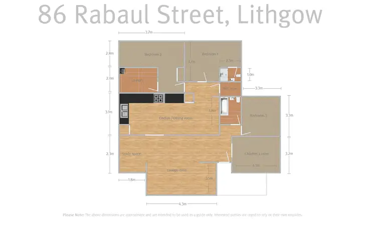 Floorplan of Homely house listing, 86 Rabaul Street, Lithgow NSW 2790