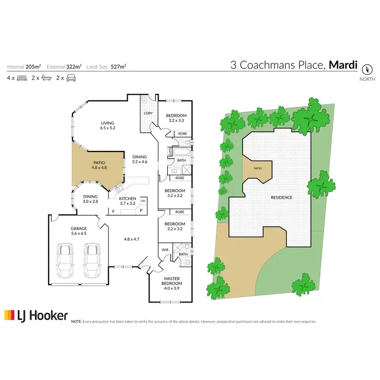 Floorplan of Homely house listing, 3 Coachmans Place, Mardi NSW 2259