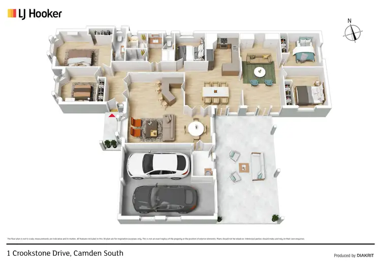 Floorplan of Homely house listing, 1 Crookston Drive, Camden South NSW 2570