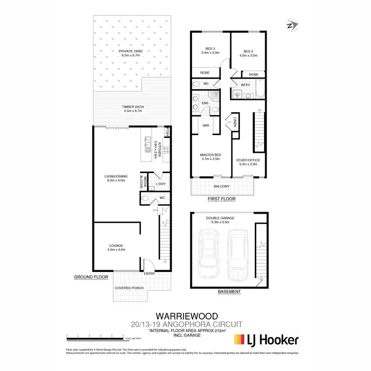 Floorplan of Homely townhouse listing, 20/13-19 Angophora Circuit, Warriewood NSW 2102
