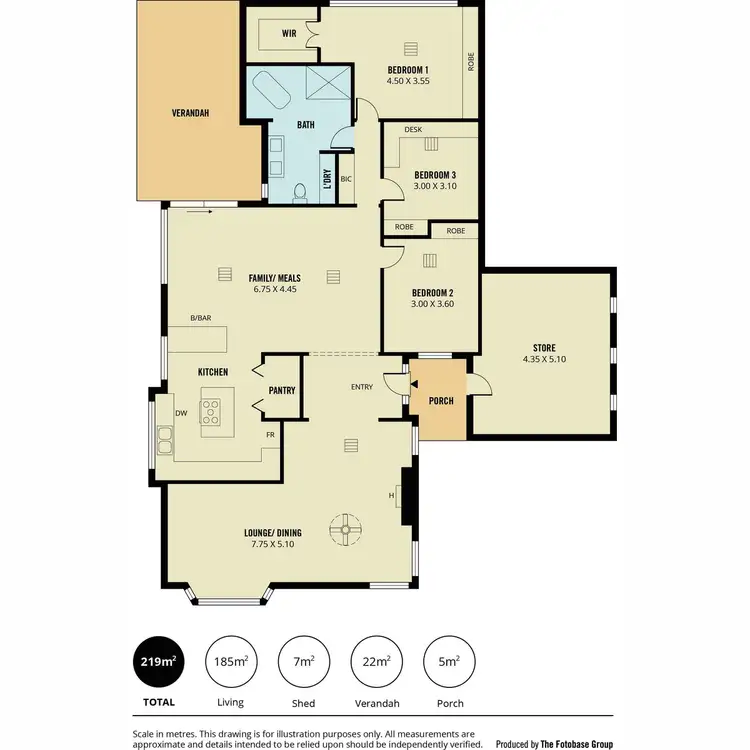 Floorplan of Homely house listing, 42 Sarnia Farm Road, St Agnes SA 5097