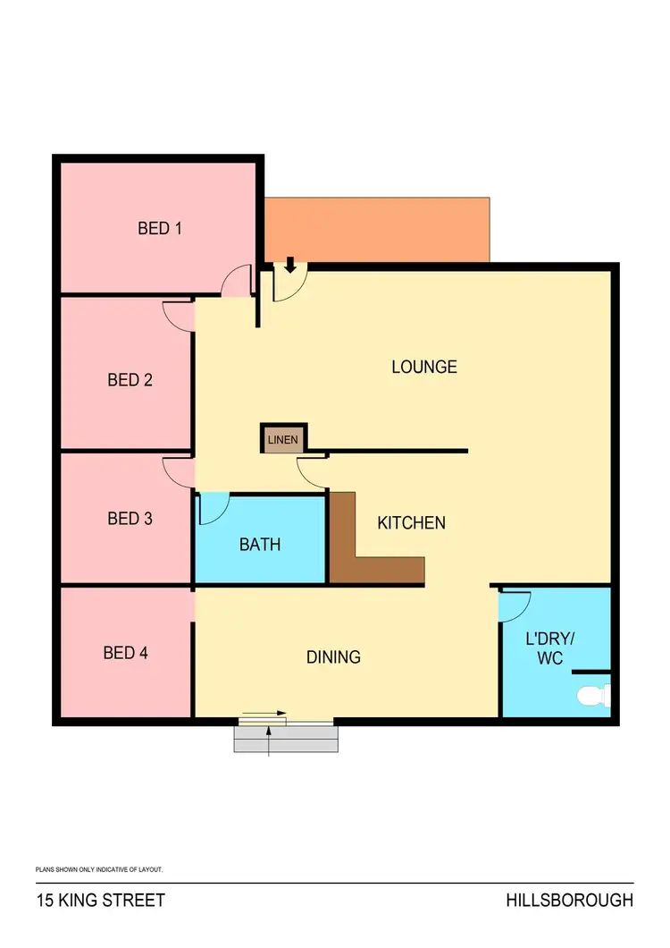Floorplan of Homely house listing, 15 King Street, Hillsborough NSW 2290