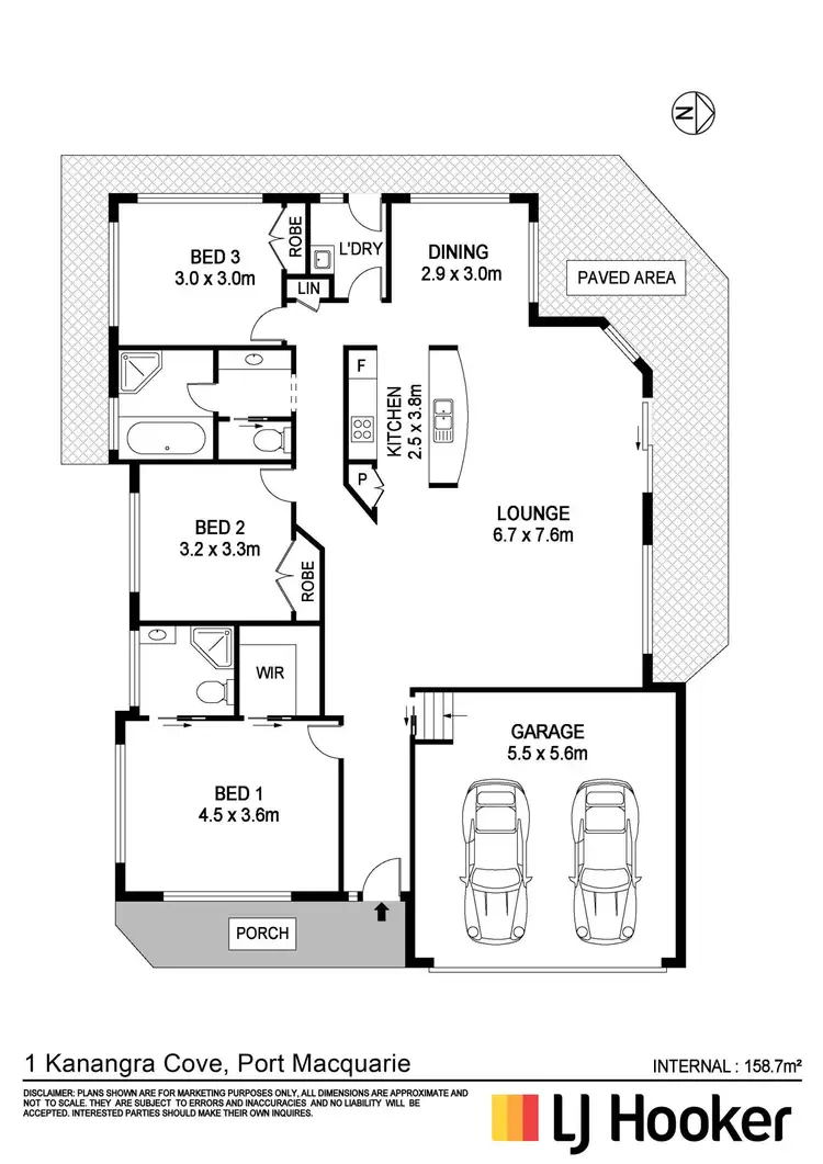 Floorplan of Homely house listing, 1 Kanangra Cove, Port Macquarie NSW 2444