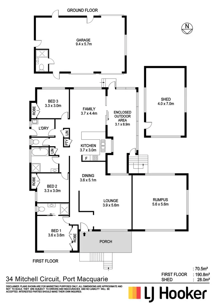 Floorplan of Homely house listing, 34 Mitchell Circuit, Port Macquarie NSW 2444