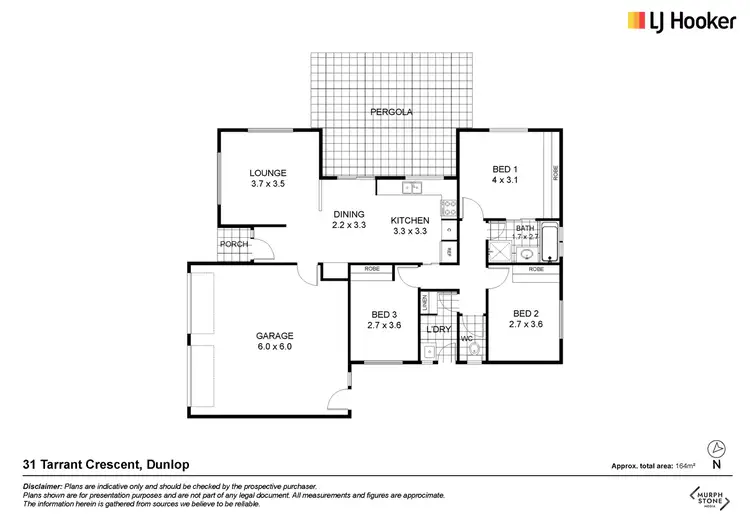 Floorplan of Homely house listing, 31 Tarrant Crescent, Dunlop ACT 2615