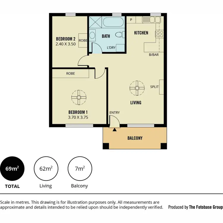 Floorplan of Homely unit listing, 35/24 Ponton Street, Salisbury SA 5108