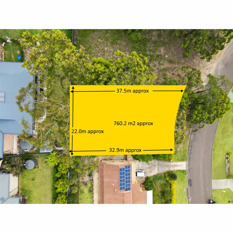 Floorplan of Homely land listing, 22 Waterview Crescent, West Haven NSW 2443