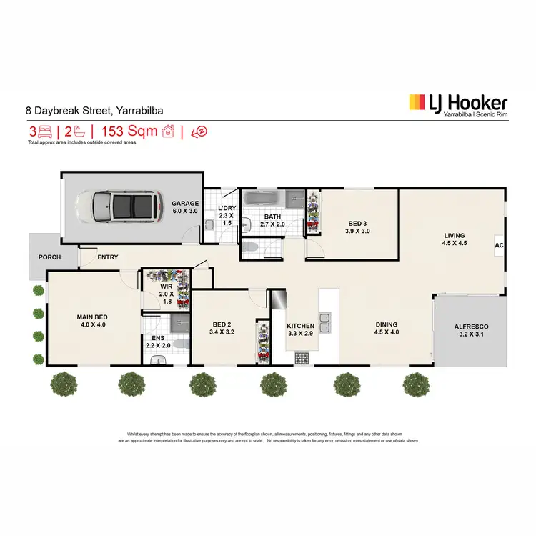 Floorplan of Homely house listing, 8 Daybreak Street, Yarrabilba QLD 4207