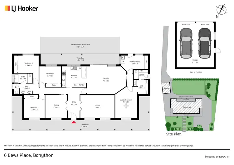 Floorplan of Homely house listing, 6 Bews Place, Bonython ACT 2905