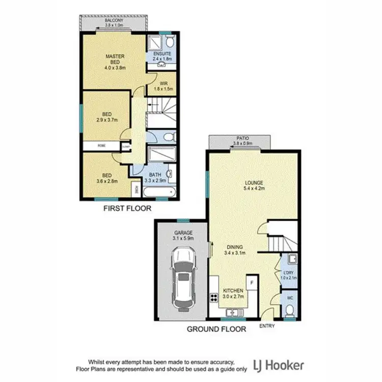 Floorplan of Homely townhouse listing, 20/71-77 Goodfellows Road, Kallangur QLD 4503