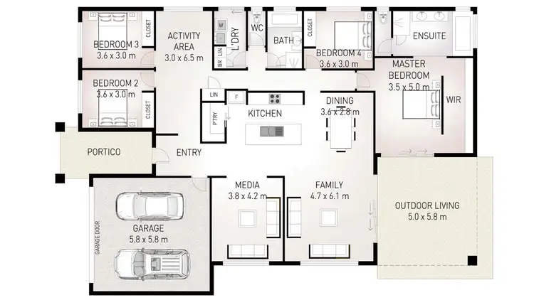 Floorplan of Homely house listing, 10 Willie Wagtail Place, Alstonville NSW 2477