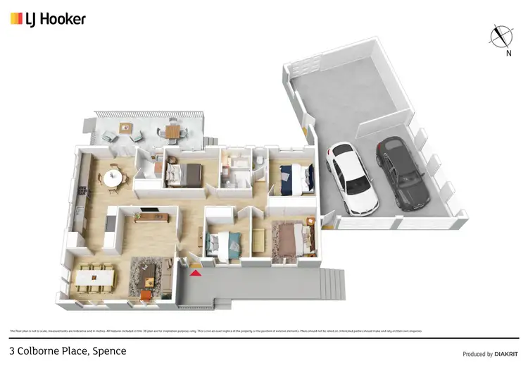 Floorplan of Homely house listing, 3 Colborne Place, Spence ACT 2615