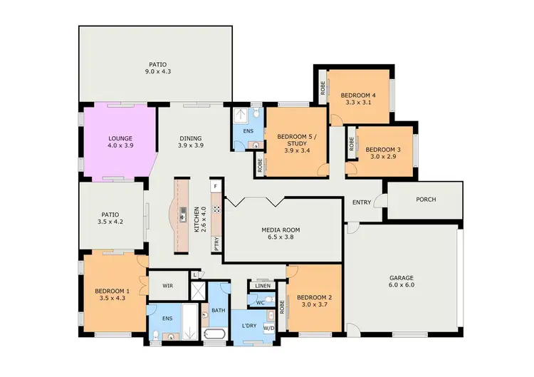 Floorplan of Homely house listing, 7 Zamia Court, Norman Gardens QLD 4701