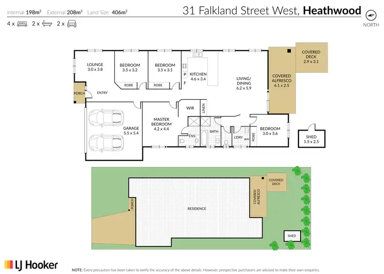 Floorplan of Homely house listing, 31 Falkland Street West, Heathwood QLD 4110