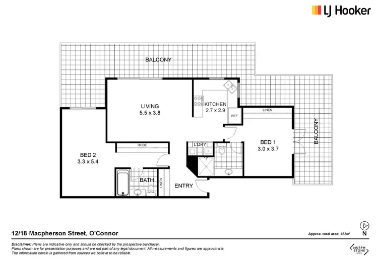 Floorplan of Homely house listing, 12/18 Macpherson Street, O'connor ACT 2602