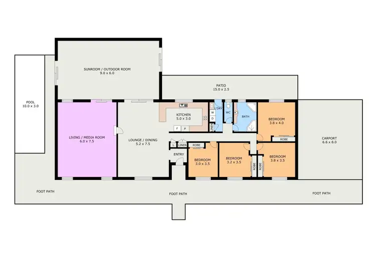 Floorplan of Homely house listing, 91-97 Barmoya Road, The Caves QLD 4702