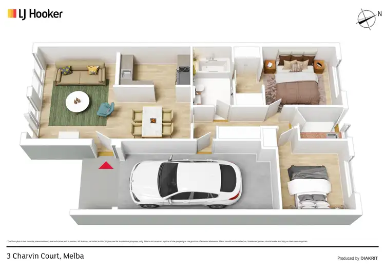 Floorplan of Homely house listing, 3 Charvin Court, Melba ACT 2615