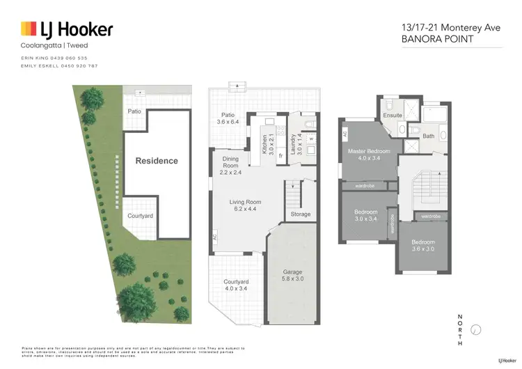 Floorplan of Homely townhouse listing, 13/17-21 Monterey Avenue, Banora Point NSW 2486