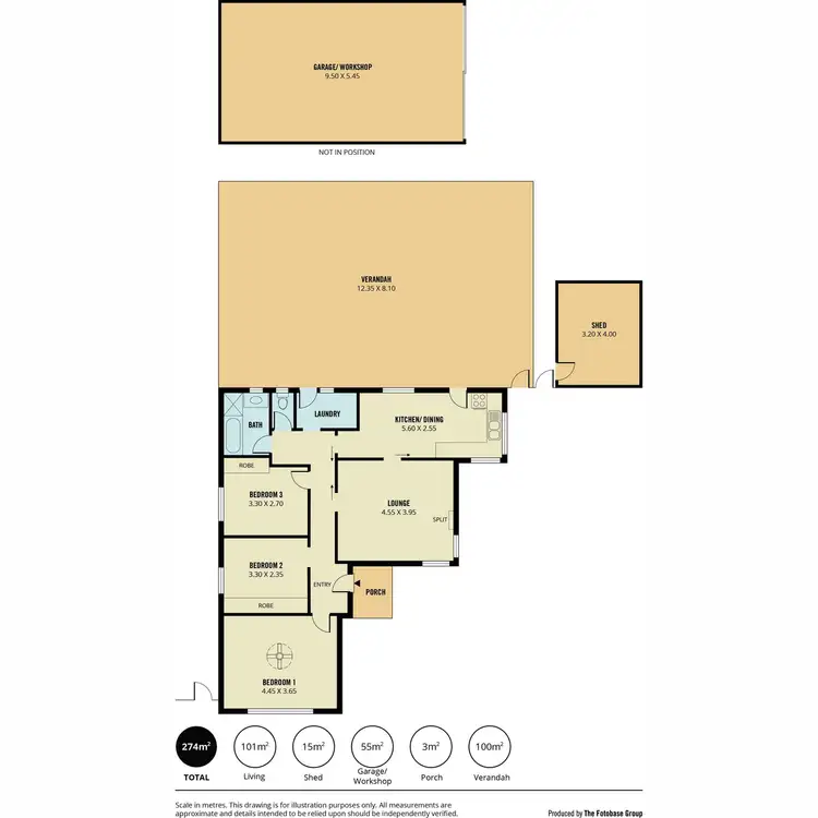 Floorplan of Homely house listing, 6 Lincoln Crescent, Pooraka SA 5095
