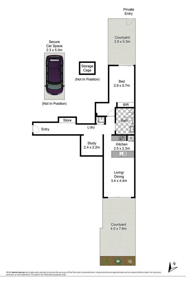 Floorplan of Homely unit listing, 45/31-39 Mindarie Street, Lane Cove NSW 2066