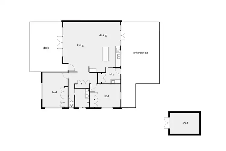 Floorplan of Homely house listing, 29 Fogarty Street, Whitfield QLD 4870