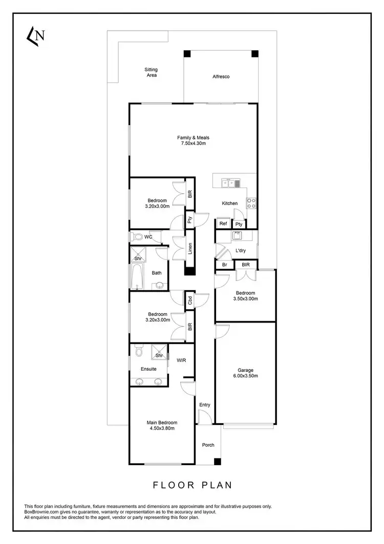 Floorplan of Homely house listing, 17 Yumbarra Parade, Wollert VIC 3750